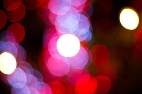 Red  bokeh Foto stock