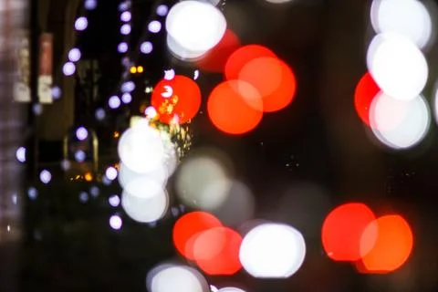 Red  bokeh Stock Photos