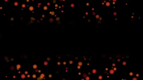 Red Bokeh Sparkles Border Stock Footage 90067967