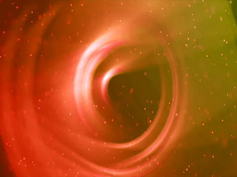 Red Bokehs Spiral Stock Footage 73619295