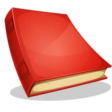 Red Book Isolated On White Illustration