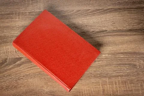 Red book on the table Stock Photos