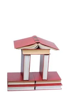 Red books Stock Photos