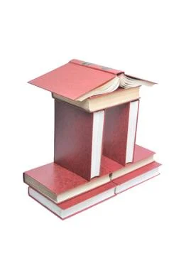 Red books Stock Photos