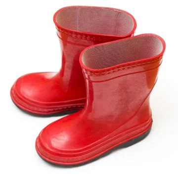 Red boots Stock Photos