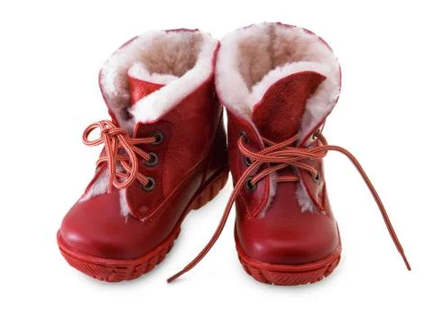 Red boots Stock Photos
