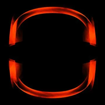 Red border on a black Stock Illustration