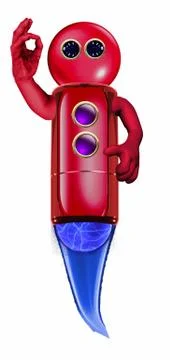 Red bot Stock Illustration