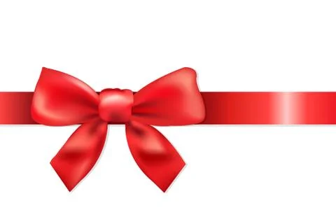 Red bow Stock Illustration