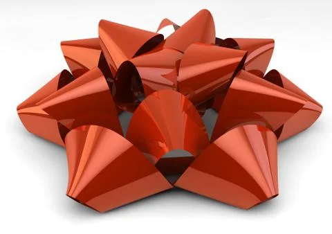 Red bow Stock Illustration