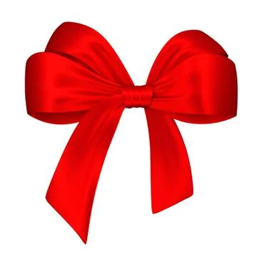 Red bow Stock Illustration