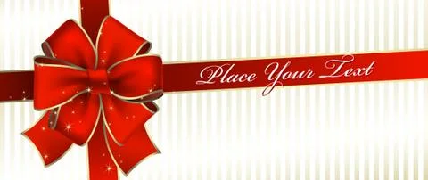 Red  bow Stock Illustration