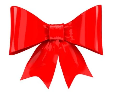 Red bow Stock Illustration