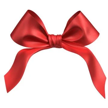 Red bow Stock Illustration