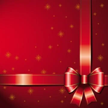 Red Bow Stock Illustration