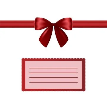 Red Bow Stock Illustration