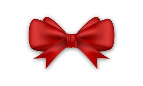 Red bow Stock Illustration