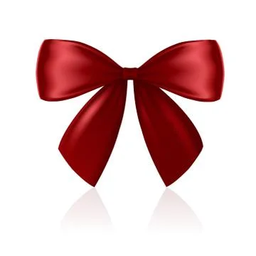 Red bow Stock Illustration