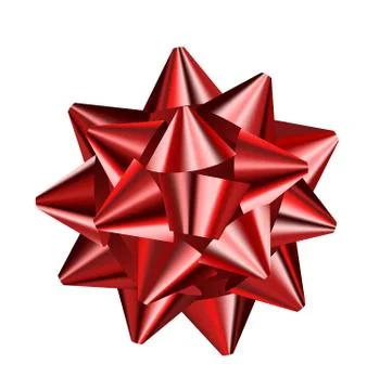 Red bow Stock Illustration