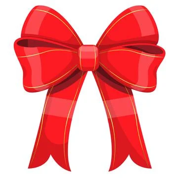Red Bow Stock Illustration