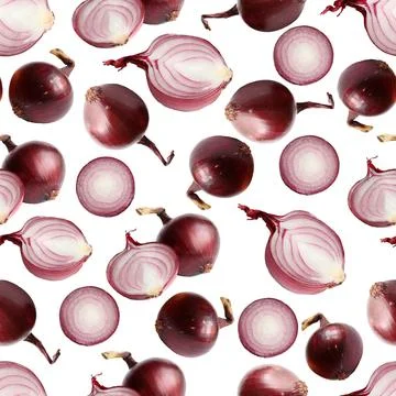 Red bow pattern. Illustrazione stock