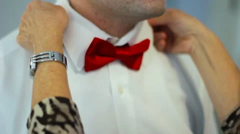 Red Bow Tie Stock-Footage 58505063