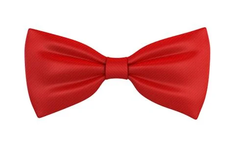 Red bow tie Stock Illustration