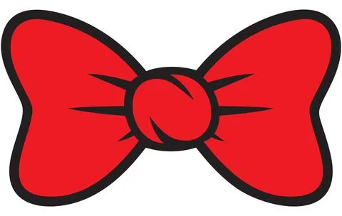 Red Bow Tie Stock Illustration