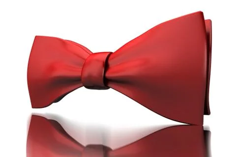 Red bow-tie Stock Photos