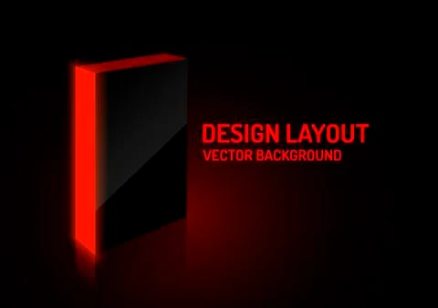 Red box Illustrazione stock