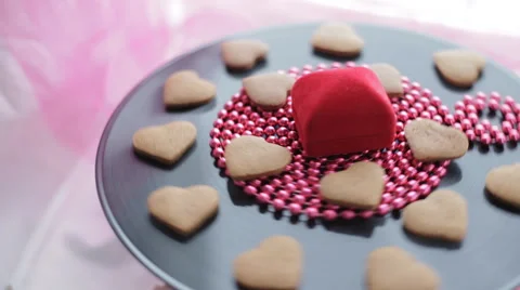 Red box for wedding ring Stock Footage 59117343