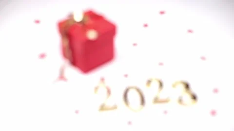 Red box on white background with hards 2023 Stock Footage 170633246