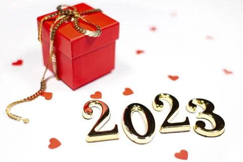Red box on white background with hards Stock Photos