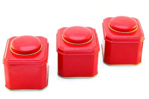 Red boxes Stock Photos