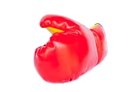 Red boxing gloves Stock Photos