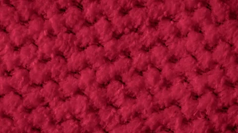 Red braided material with an interesting pattern Stock Footage 320137708