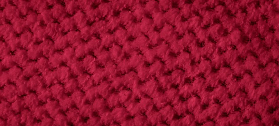 Red braided material with an interesting pattern Stock Photos