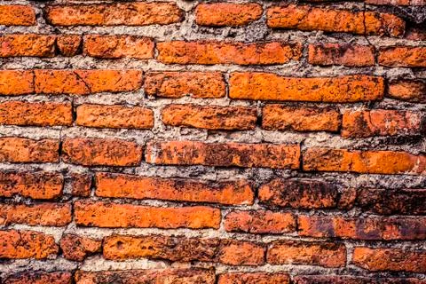 Red Brick Background Stock Photos