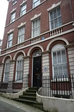 Red Brick Building 72 Castle House Nottingham England With White Architectural Photos
