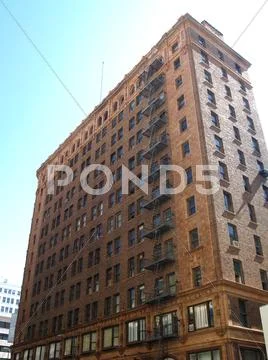 Red brick building Stock Photos