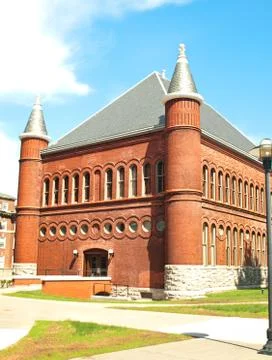 Red brick building Stock Photos