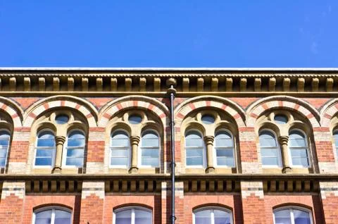 Red brick building Stock Photos