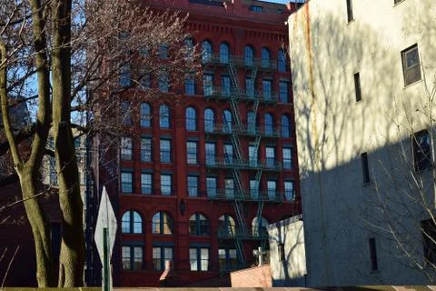 Red brick building 写真素材