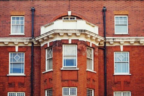 Red brick building Stock Photos