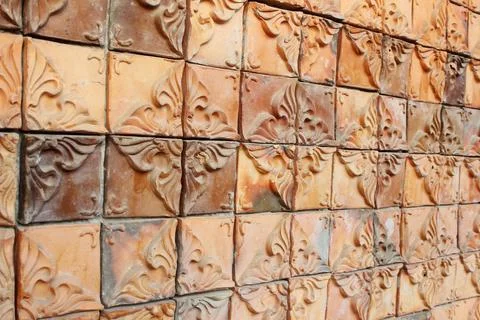 Red brick pattern texture Stock Photos