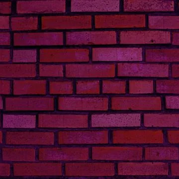 A red brick seamless wall 写真素材