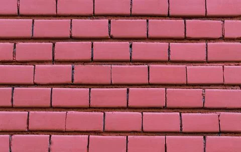 Red brick texture background design Stock Photos