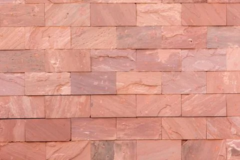 Red brick texture background wallpaper. Building and interior concept Stock Photos