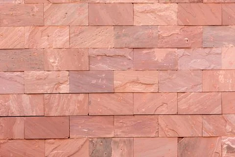 Red brick texture background wallpaper. Building and interior concept Stock Photos