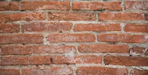 Red brick texture of old wall Stock Photos